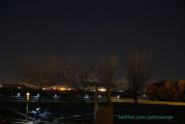 winter night, by Paul Bowman